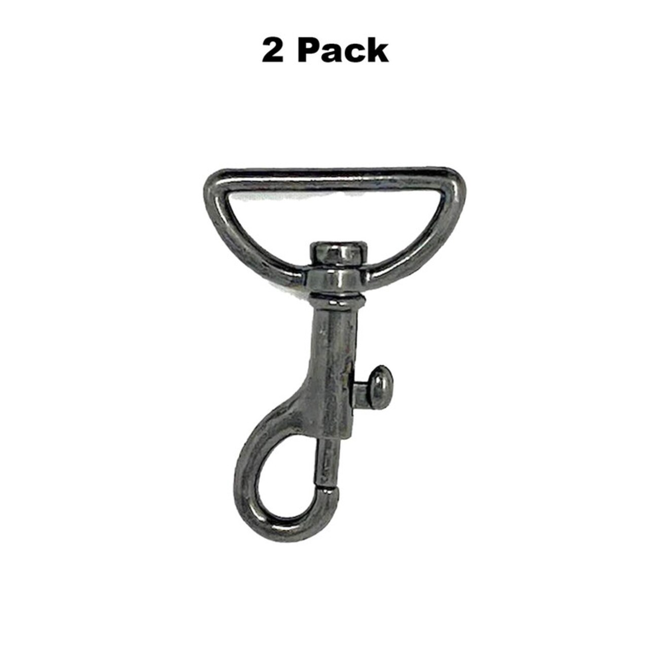 Swivel Hook Antique Nickel 1 1/4 Inches x 2 Inches Height